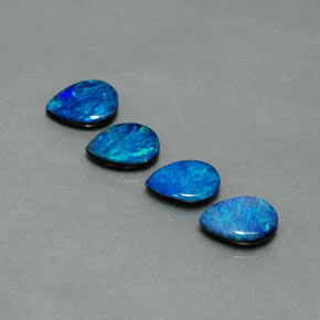 Shop natural ct Multicolore Opale Doublet gems, En forme de poire, from Australie at GemSelect. In stock, global shipping!
