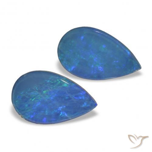Shop natural 1.17ct Multicolore Opale Doublet gems, En forme de poire, from Australie at GemSelect. In stock, global shipping!