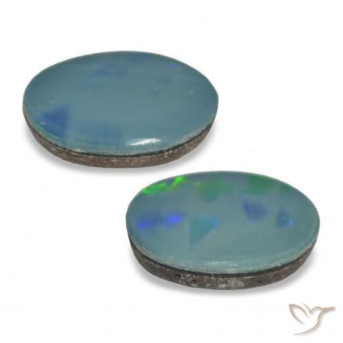Shop natural 2.31ct Multicolore Opale Doublet gems, ovale, from Australie at GemSelect. In stock, global shipping!