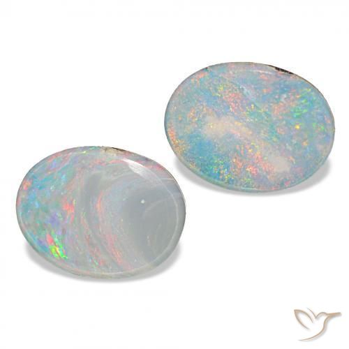 Shop natural 2.15ct Multicolore Opale Doublet gems, ovale, from Australie at GemSelect. In stock, global shipping!