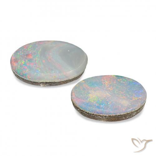 Shop natural 2.15ct Multicolore Opale Doublet gems, ovale, from Australie at GemSelect. In stock, global shipping!