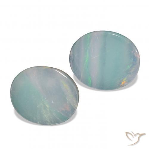 Shop natural 4.14ct Multicolore Opale Doublet gems, ovale, from Australie at GemSelect. In stock, global shipping!
