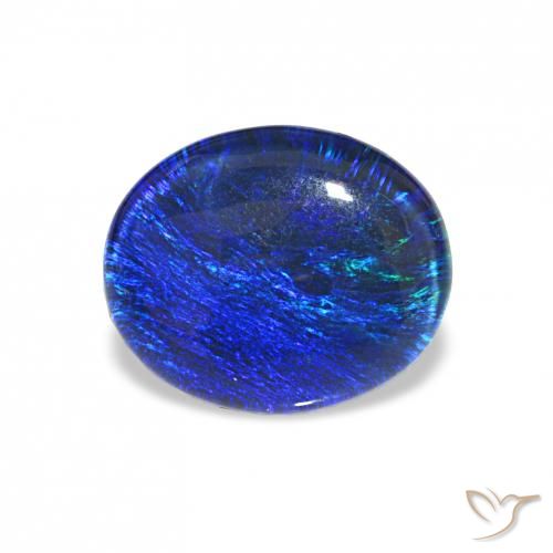 3.21ct Multicolore Triplet d'opale, ovale, Opaque