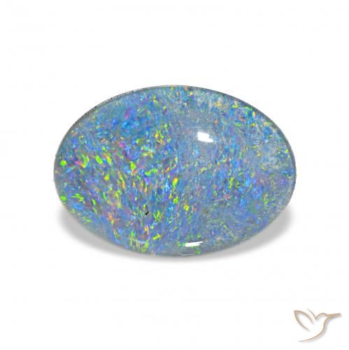 3.52ct Multicolore Triplet d'opale, ovale, Opaque