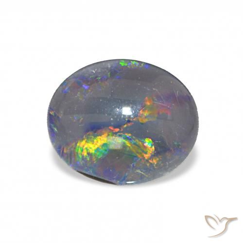 2.68ct Multicolore Triplet d'opale, ovale, Opaque