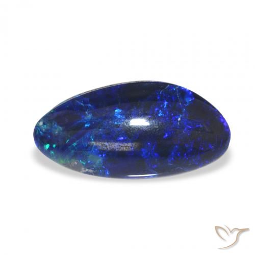 3.53ct Naturel Multicolore Triplet d'opale, Fantaisie, Opaque