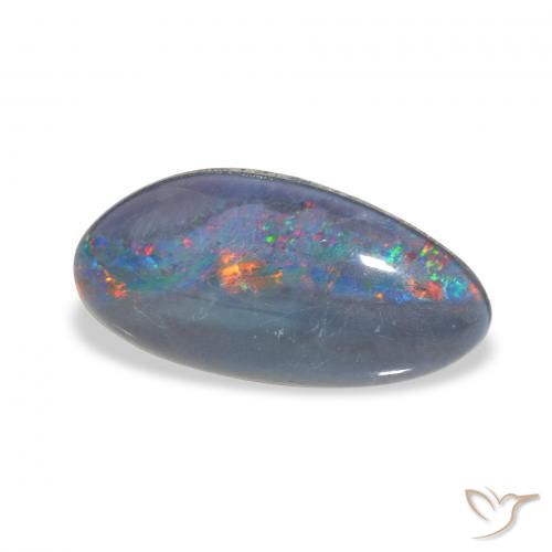 Triplet d'opale Multicolore naturelle Fantaisie, 3.34 ct, Opaque
