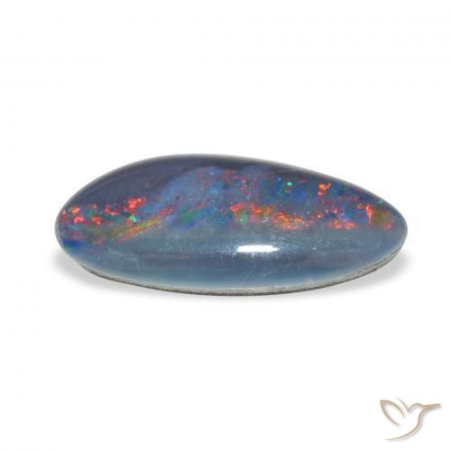 Triplet d'opale Multicolore naturelle Fantaisie, 3.34 ct, Opaque