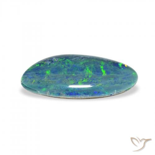 Triplet d'opale Multicolore naturelle Fantaisie, 2.36 ct, Opaque