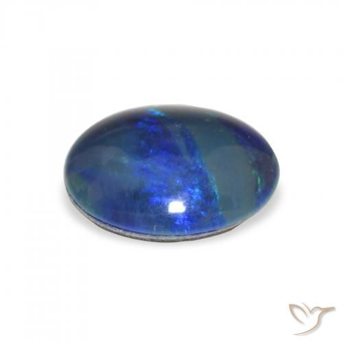 Triplet d'opale Multicolore naturelle ovale, 2.28 ct, Opaque