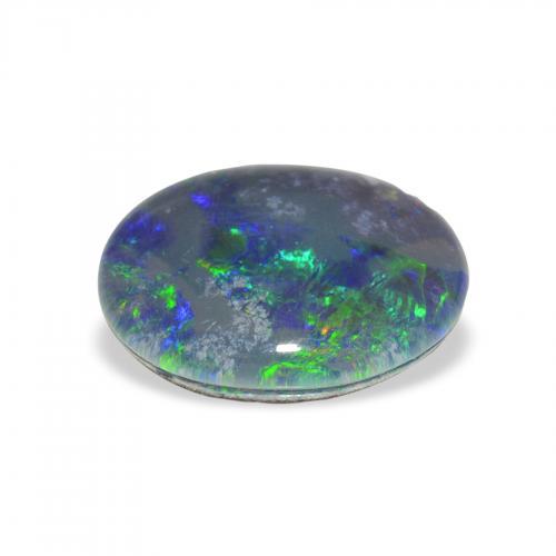 Opal Triplet Multicolore naturelle ovale, 2.85 ct, Opaque