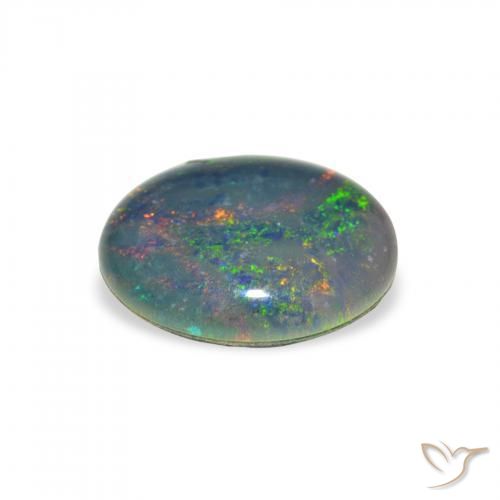 Triplet d'opale Multicolore naturelle ovale, 2.11 ct, Opaque