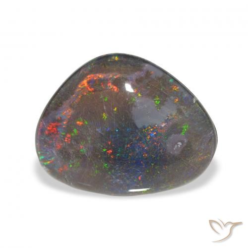 Triplet d'opale Multicolore naturelle Fantaisie, 8.11 ct, Opaque