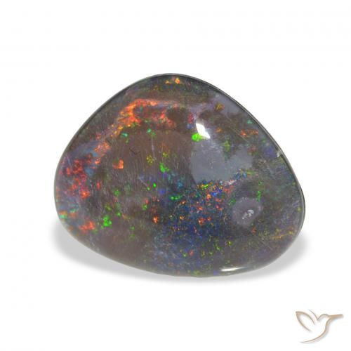 Triplet d'opale Multicolore naturelle Fantaisie, 8.11 ct, Opaque