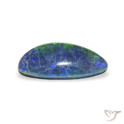 Triplet d'opale Multicolore naturelle Fantaisie, 1.53 ct, Opaque