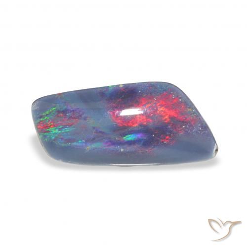 3.05ct Naturel Multicolore Triplet d'opale, Fantaisie, Opaque