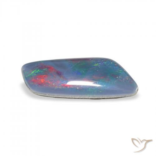 Triplet d'opale Multicolore naturelle Fantaisie, 3.05 ct, Opaque