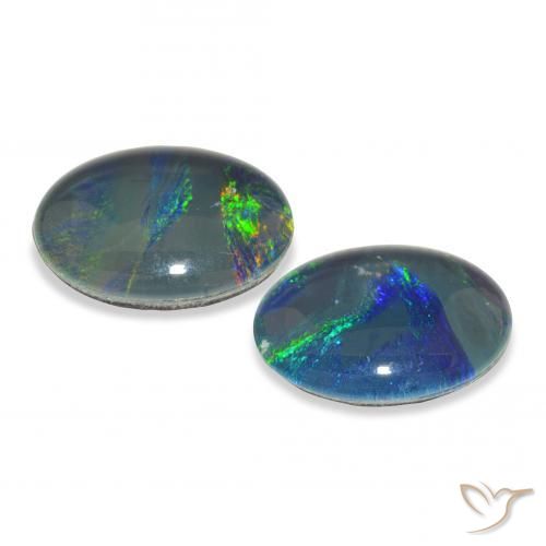 Shop natural 5.60ct Multicolore Triplet d'opale gems, ovale, from Australie at GemSelect. In stock, global shipping!