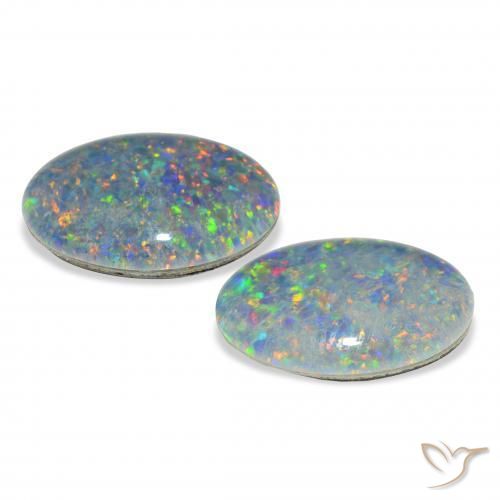 Shop natural 7.86ct Multicolore Triplet d'opale gems, ovale, from Australie at GemSelect. In stock, global shipping!