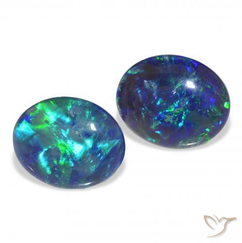 Shop natural 4.35ct Multicolore Triplet d'opale gems, ovale, from Australie at GemSelect. In stock, global shipping!