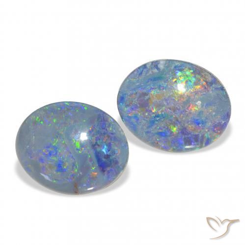 Shop natural 4.70ct Multicolore Triplet d'opale gems, ovale, from Australie at GemSelect. In stock, global shipping!