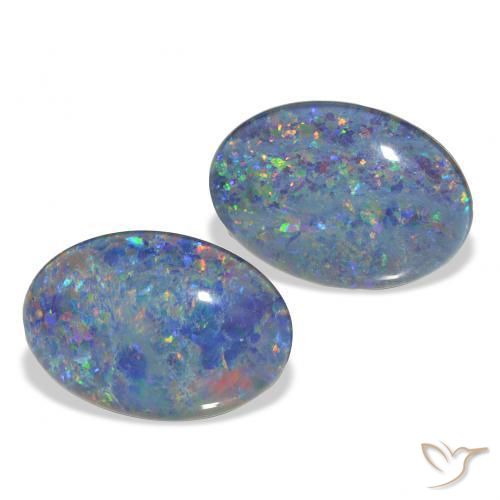Shop natural 7.17ct Multicolore Triplet d'opale gems, ovale, from Australie at GemSelect. In stock, global shipping!