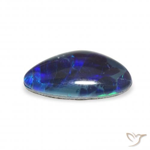 Triplet d'opale Multicolore naturelle Fantaisie, 2.36 ct, Opaque