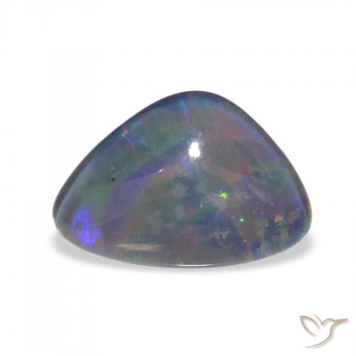 1.94ct Naturel Multicolore Triplet d'opale, Fantaisie, Opaque