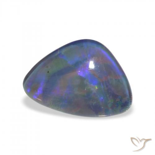Triplet d'opale Multicolore naturelle Fantaisie, 1.94 ct, Opaque