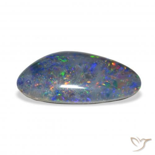 Triplet d'opale Multicolore naturelle Fantaisie, 3.72 ct, Opaque