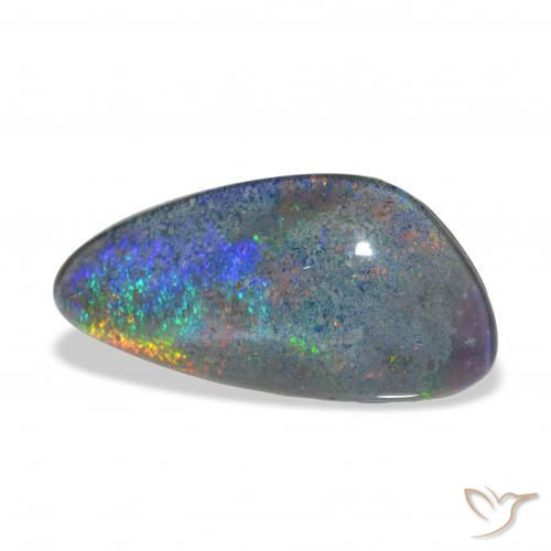 Triplet d'opale Multicolore naturelle Fantaisie, 4.17 ct, Opaque