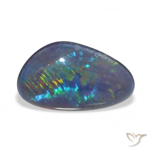 3.60ct Multicolore Triplet d'opale, Fantaisie, Opaque