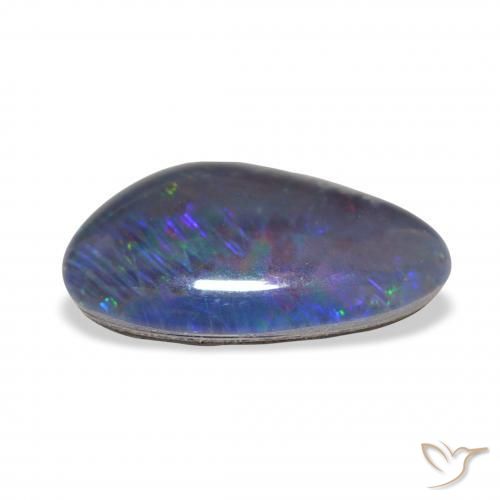 Triplet d'opale Multicolore naturelle Fantaisie, 3.60 ct, Opaque