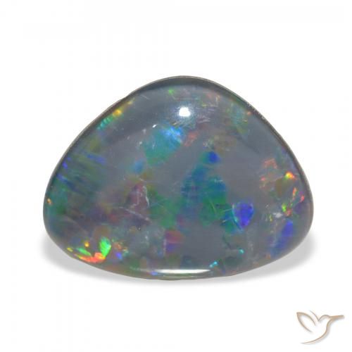 4.06ct Naturel Multicolore Triplet d'opale, Fantaisie, Opaque