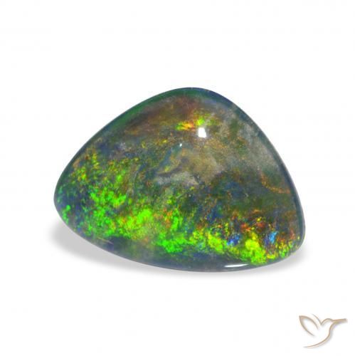 Triplet d'opale Multicolore naturelle Fantaisie, 1.89 ct, Opaque