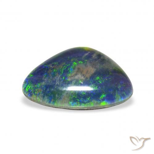 Triplet d'opale Multicolore naturelle Fantaisie, 1.89 ct, Opaque