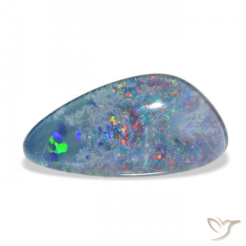 4.10ct Naturel Multicolore Triplet d'opale, Fantaisie, Opaque