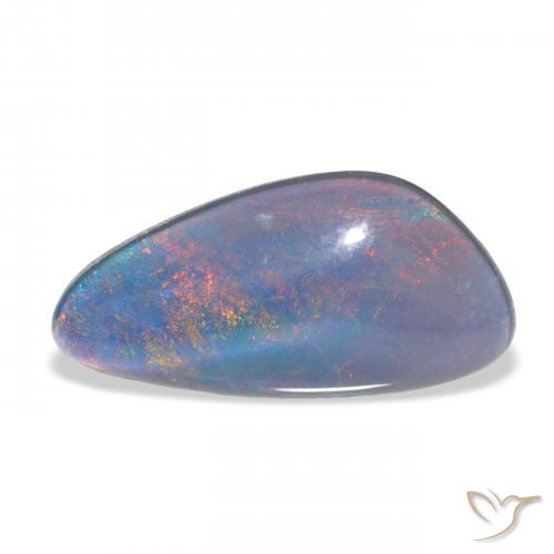 4.21ct Naturel Multicolore Triplet d'opale, Fantaisie, Opaque
