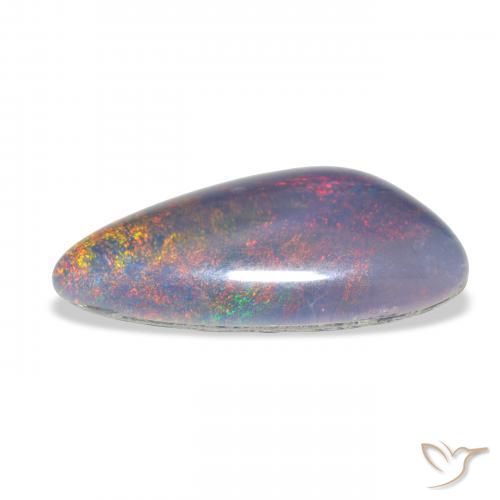 Triplet d'opale Multicolore naturelle Fantaisie, 4.21 ct, Opaque