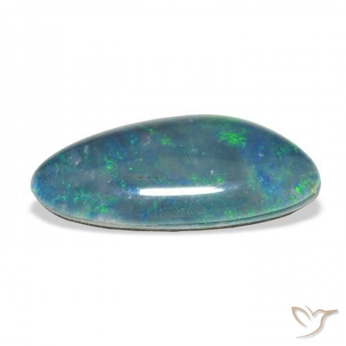 Triplet d'opale Multicolore naturelle Fantaisie, 5.14 ct, Opaque