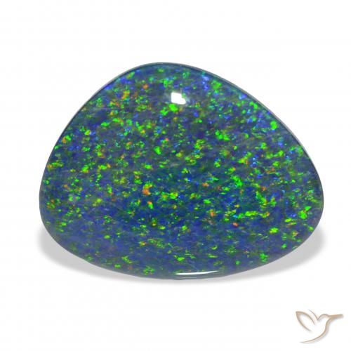 4.88ct Naturel Multicolore Triplet d'opale, Fantaisie, Opaque