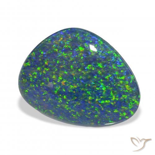 Triplet d'opale Multicolore naturelle Fantaisie, 4.88 ct, Opaque