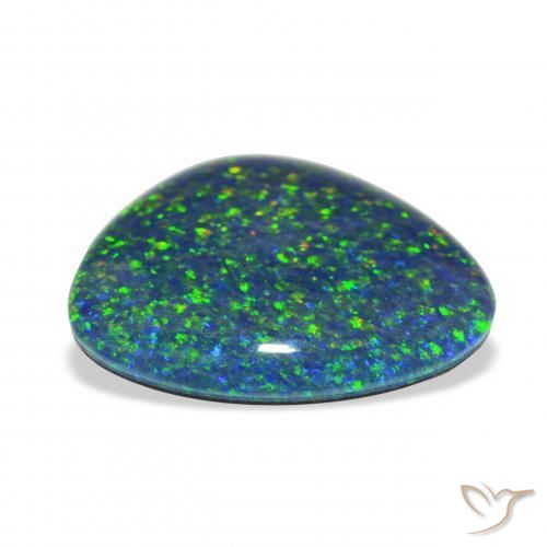 Triplet d'opale Multicolore naturelle Fantaisie, 4.88 ct, Opaque
