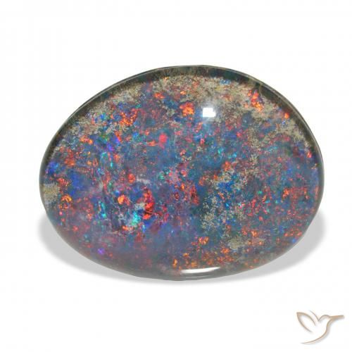 9.34ct Naturel Multicolore Triplet d'opale, Fantaisie, Opaque