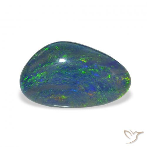 3.71ct Naturel Multicolore Triplet d'opale, Fantaisie, Opaque