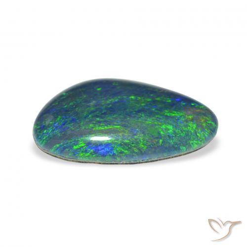 Triplet d'opale Multicolore naturelle Fantaisie, 3.71 ct, Opaque