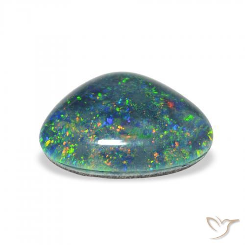 Triplet d'opale Multicolore naturelle Fantaisie, 4.39 ct, Opaque