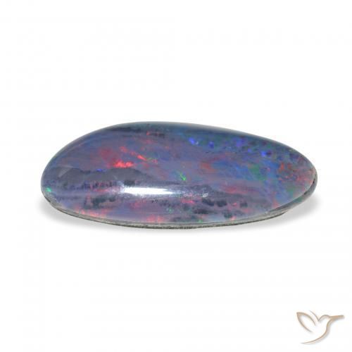 Triplet d'opale Multicolore naturelle Fantaisie, 3.84 ct, Opaque