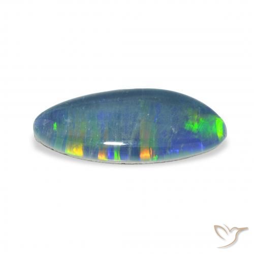 Triplet d'opale Multicolore naturelle Fantaisie, 4.32 ct, Opaque