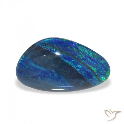 3.22ct Naturel Multicolore Triplet d'opale, Fantaisie, Opaque